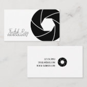 Modern Visitekaartje fotograaf (Voorkant / Achterkant)