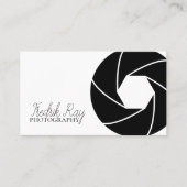 Modern Visitekaartje fotograaf (Voorkant)