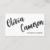 Modern Visitekaartje met foto en Qr code (Voorkant)