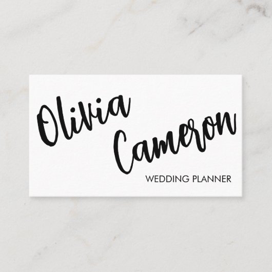 Modern Visitekaartje met foto en Qr code (Voorkant)