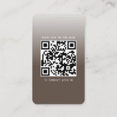 Modern Visitekaartje met foto en social media (Achterkant)