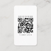 Modern Visitekaartje met foto en social media (Achterkant)