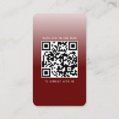 Modern Visitekaartje met foto en social media (Achterkant)