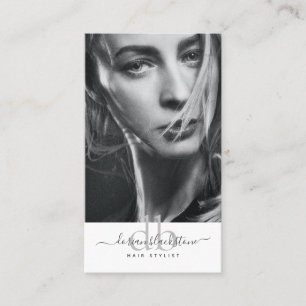 Modern Visitekaartje met fotohaarlijst