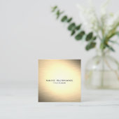 Modern Visitekaartje met metalen gouden stijl (Staand voorkant)