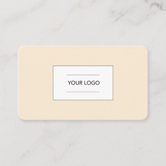 Modern Visitekaartje met QR Code en Custom Logo (Voorkant)