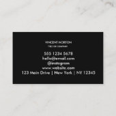 Modern Visitekaartje met QR Code en Custom Logo (Achterkant)