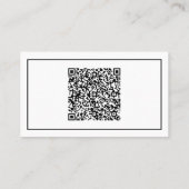 Modern Visitekaartje met QR-code - Kleuren kiezen (Achterkant)
