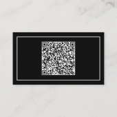 Modern Visitekaartje met QR-code - Uw kleuren (Achterkant)