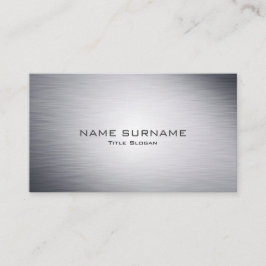 Modern Visitekaartje met zilvervormingen