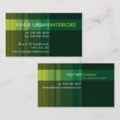 MODERN VISITEKAARTJE:: modish stripe 1L Visitekaartje (Voorkant / Achterkant)