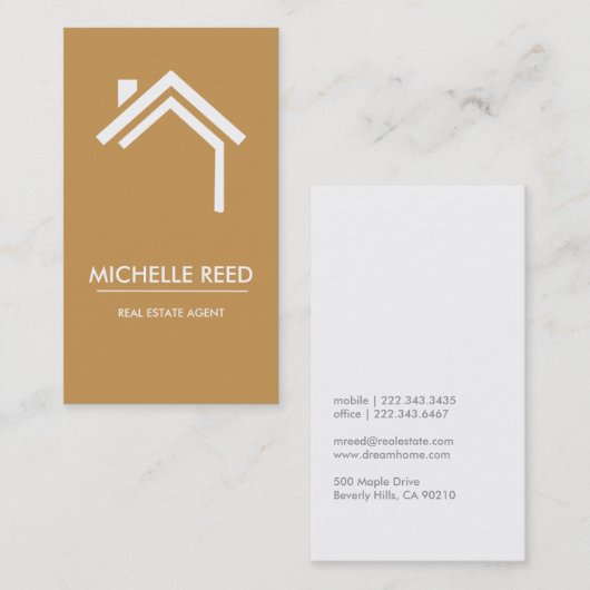 Modern Visitekaartje | nr. 30 (Voorkant / Achterkant)