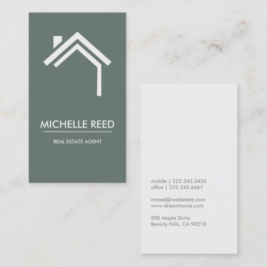 Modern Visitekaartje | nr. 30 (Voorkant / Achterkant)