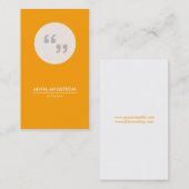 Modern Visitekaartje | nr. 41 (Voorkant / Achterkant)