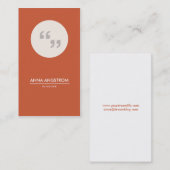 Modern Visitekaartje | nr. 42 (Voorkant / Achterkant)