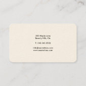 Modern Visitekaartje nr. 73 | Naaimachine (Achterkant)