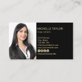 Modern Visitekaartje onroerend goed (Achterkant)