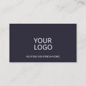 Modern Visitekaartje onroerend goed (Achterkant)