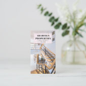 Modern Visitekaartje onroerend goed (Staand voorkant)