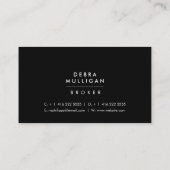 Modern Visitekaartje onroerend goed horizontaal (Achterkant)