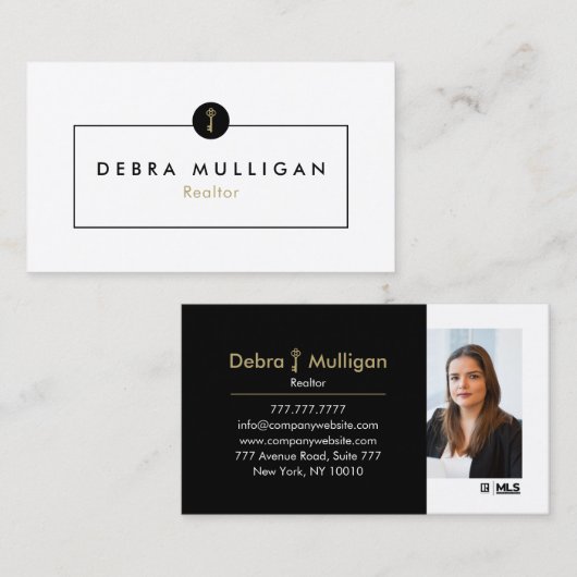 Modern Visitekaartje onroerend goed Logo (Voorkant / Achterkant)