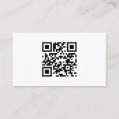 Modern Visitekaartje onroerend goed met QR-code (Achterkant)