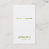 Modern Visitekaartje | Personal Trainer (Achterkant)