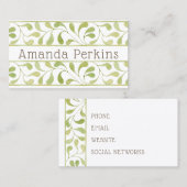 Modern Visitekaartje rand (Voorkant / Achterkant)