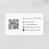 Modern Visitekaartje Schoonmaakbedrijf (Achterkant)