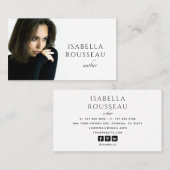 Modern Visitekaartje schrijver fotoschrijver (Voorkant / Achterkant)