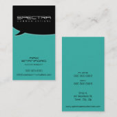 MODERN VISITEKAARTJE:: talk bubble 11P Visitekaartje (Voorkant / Achterkant)