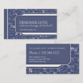 Modern Visitekaartje | Tegels (Voorkant / Achterkant)