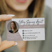 Modern Visitekaartje van de Notarisator van de Fot