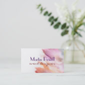 modern visitekaartje van de waterverf met twee kan (Staand voorkant)