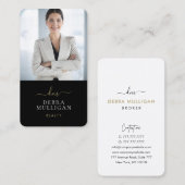 Modern Visitekaartje van Real Estate Agent (Voorkant / Achterkant)