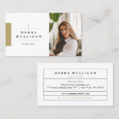 Modern Visitekaartje van Real Estate Agent (Voorkant / Achterkant)