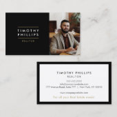 Modern Visitekaartje van Real Estate Agent (Voorkant / Achterkant)