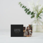 Modern Visitekaartje van Real Estate Agent (Staand voorkant)