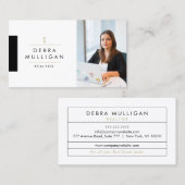 Modern Visitekaartje van Real Estate Agent (Voorkant / Achterkant)