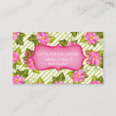 Modern Visitekaartje van tropische stampen (Voorkant)