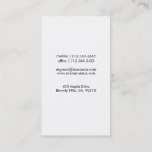 Modern Visitekaartje | Verzekeringsverkoop (Achterkant)