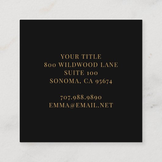 Modern Visitekaartje voor Abstracte Waterverf (Achterkant)