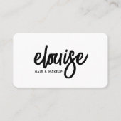 Modern Visitekaartje voor de schoonheid van pensee (Voorkant)