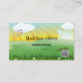 Modern Visitekaartje voor het thema van het festiv (Achterkant)