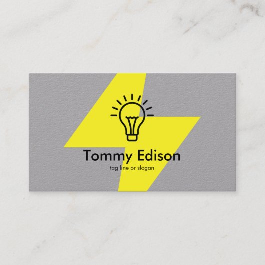 Modern Visitekaartje voor minimaal elektronisch on (Voorkant)