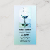 Modern Visitekaartje voor professionele barrières (Achterkant)