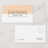 Modern Visitekaartje voor schoon paasdeeg voor tra (Voorkant / Achterkant)