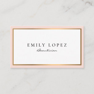 modern visitekaartje voor schoonheidsspecialist