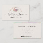 modern visitekaartje voor schrijfbenodigdheden (Voorkant / Achterkant)