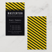 MODERN VISITEKAARTJE :: waarschuwingsstrepen 2P (Voorkant / Achterkant)